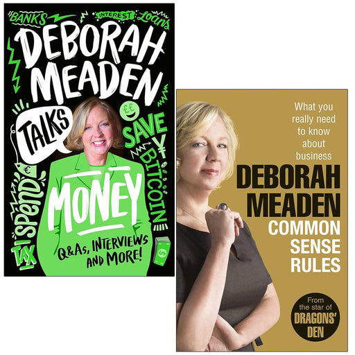 Deborah Meaden Collection 2 Books Set (Deborah Meaden Talks Money & Common Sense Rules) - The Book Bundle