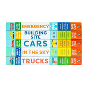 Make Tracks Series 5 Books Collection Set (Emergency, Building Site, Cars, In The Sky, Trucks) - The Book Bundle