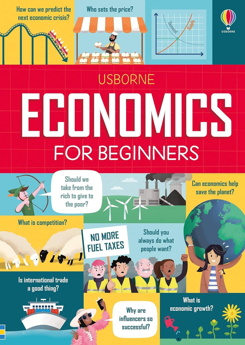 Usborne For Beginners 3 Books Collection Box set (Politics, Philosophy & Economics)