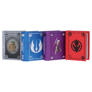 Set of four Star Wars tiny books on Sith, legendary women, Jedi, and Grogu, published by Insight Editions, paperback format.