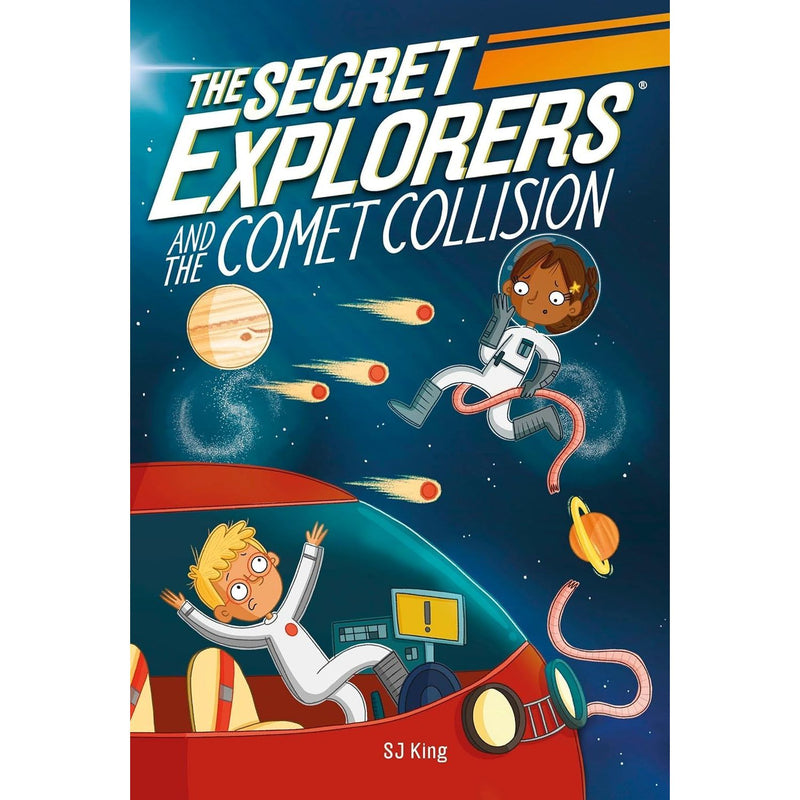 The Secret Explorers 8-book collection by SJ King, paperback fiction set featuring colorful covers and adventure themes.