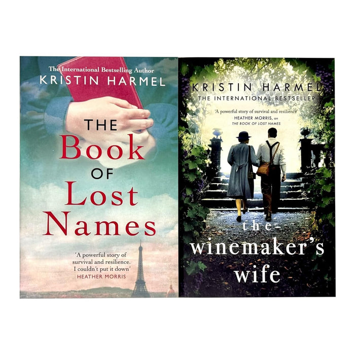 Kristin Harmel 2 Books Collection Set (The Winemaker's Wife & The Book of Lost Names) - The Book Bundle