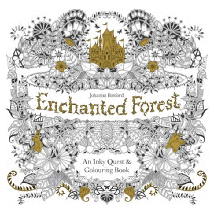 Enchanted Forest: An Inky Quest and Colouring Book: 1 - The Book Bundle