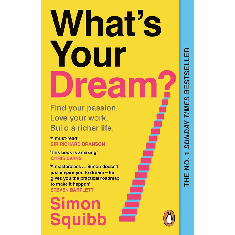 What's Your Dream?, Grit Angela Duckworth, Stop F*king Over-thinking 3 Books Collection Set - The Book Bundle