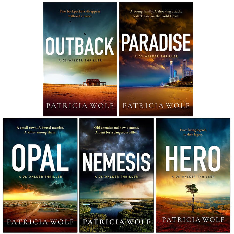 DS Walker Thriller Series 5 Books Collection Set by Patricia Wolf - Fiction - Paperback
