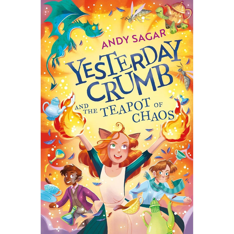 Yesterday Crumb Series 3 books collection by Andy Sagar, paperback fantasy fiction set featuring whimsical covers and characters.