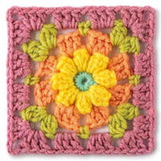 Claire Montgomerie Granny Square Flowers crochet card deck with 50 mix-and-match designs for crochet crafters, by Search Press.