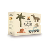 Jon Klassen's Your Places box set of three durable board books for young children, perfect for early learning and gifting.
