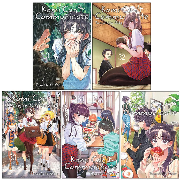 Komi Can't Communicate Vol 31-35 Collection 5 Books Set By Tomohito Oda - The Book Bundle