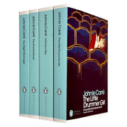 Set of four John le Carré books including The Little Drummer Girl, A Perfect Spy, The Russia House, and The Night Manager by Penguin