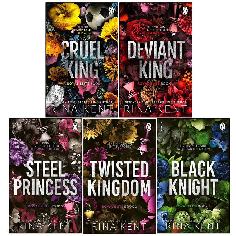 The Royal Elite Series 5 Books Collection Set by Rina Kent - Fiction - Paperback