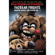 Five Nights at Freddy's Fazbear Frights 5-book collection set by Scott Cawthon, featuring paperback editions of horror fiction stories.