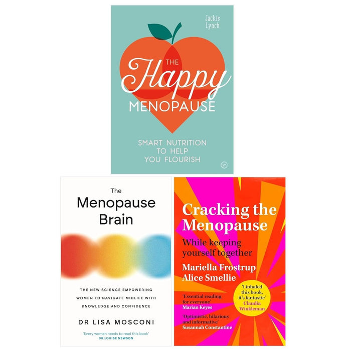 Cracking the Menopause, The Menopause Brain and The Happy Menopause 3 Books Collection Set - The Book Bundle