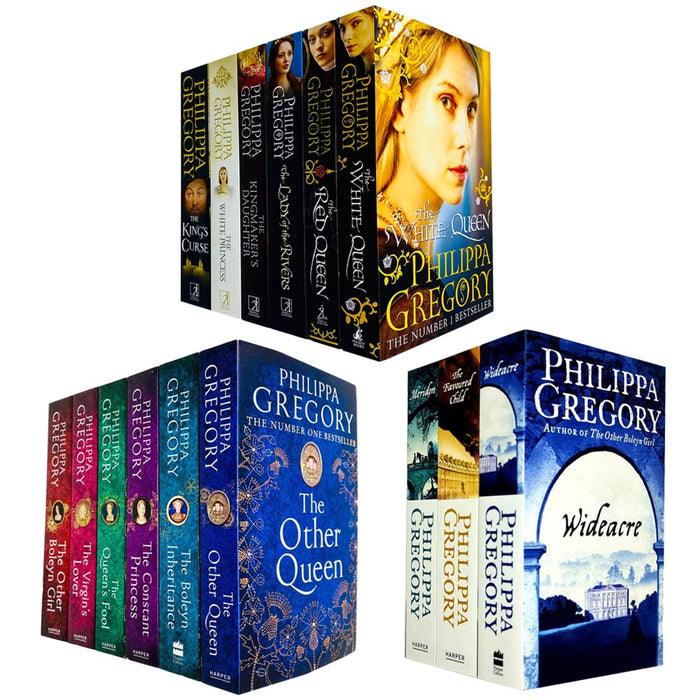 Philippa Gregory Cousins War, Tudor Court & Wildacre Trilogy Collection 15 Books Set - The Book Bundle