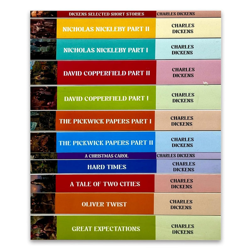 Great Expectations, Oliver Twist & More 12 Books Collection Set by Charles Dickens - Fiction - Paperback