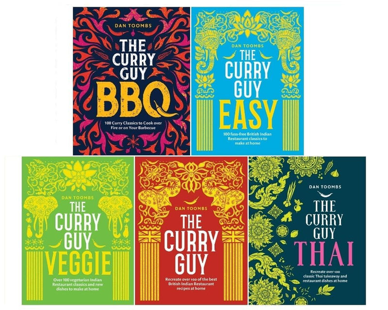 The Curry Guy 5 Books Collection Set by Dan Toombs - Non Fiction - Hardcover