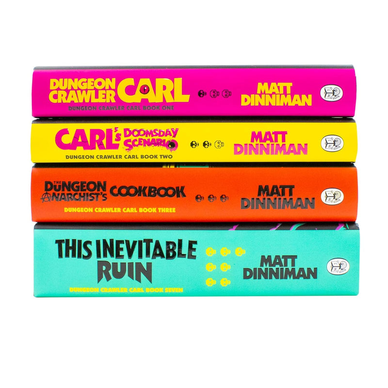 Dungeon Crawler Carl 4 Books Collection Set by Matt Dinniman - Fiction - Paperback