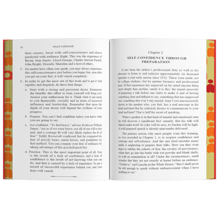 How to Develop Self-Confidence & Influence People: Wilco Classics Sprayed Edge Premium by Dale Carnegie - The Book Bundle