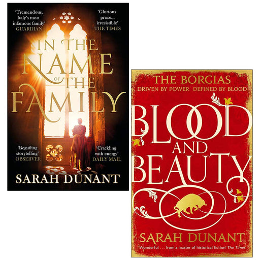 In The Name of the Family, Blood & Beauty Collection 2 Books Set by Sarah Dunant - The Book Bundle