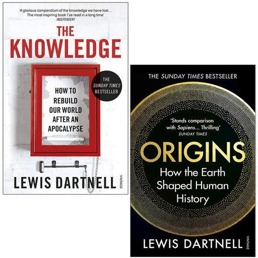 Lewis Dartnell 2 Books Collection Set(The Knowledge and Origins) - The Book Bundle