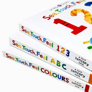 See, Touch, Feel a First Sensory Book Collection 3 Books Set(See, Touch, Feel 123,See, Touch, Feel ABC & See, Touch, Feel Colours) - The Book Bundle