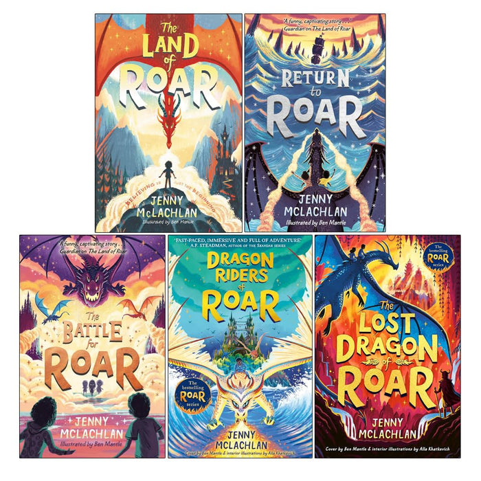 Land of Roar Series by Jenny McLachlan 5 Books Collection Set - Ages 7–9 - Paperback - The Book Bundle