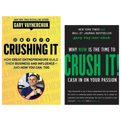 Gary Vaynerchuk 2 Books Collection Set (Crush It! and Crushing It!) - The Book Bundle