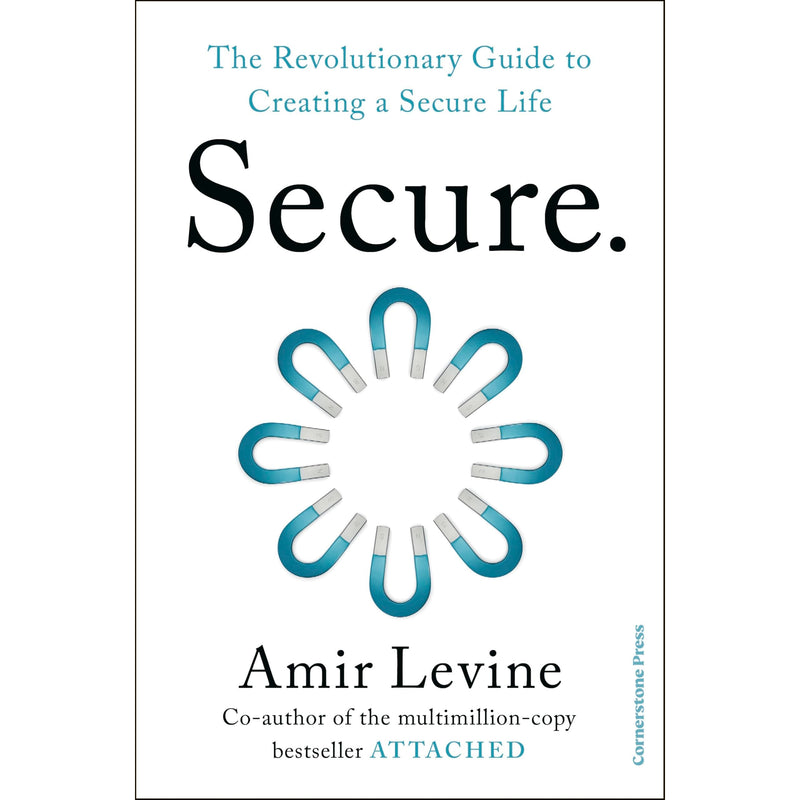Book cover of "Secure" by Philippa Perry, a non-fiction guide on feeling secure in relationships, published by Cornerstone Press.