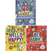 Katie Abey 3 Books Collection Set (No Worries! Mindful Kids, Hello Happy! Mindful Kids, Be Brave! Mindful Kids) - The Book Bundle