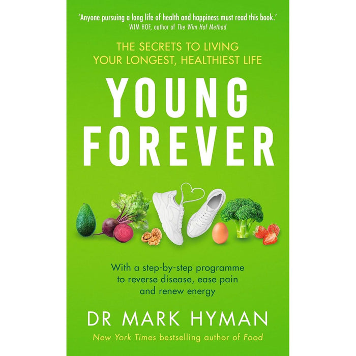 Mark Hyman Collection 3 Books Set Eat Fat Get Thin,Food WTF Should,Young Forever - The Book Bundle