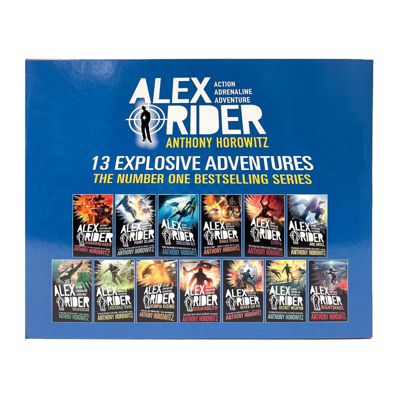 Alex Rider Series 13 Books Collection Set By Anthony Horowitz: 13 Explosive Adventures - The Book Bundle
