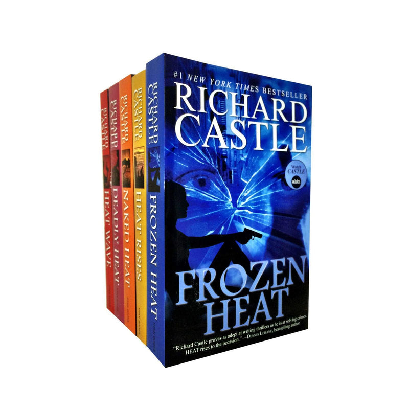 Richard Castle Nikki Heat Series 5 Books Collection Set Pack Deadly, Frozen - The Book Bundle