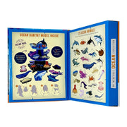 My Incredible Ocean Expedition STEM Explorer 3D model and book kit by Anita Ganeri, featuring two windmill illustrations on the paperback cover.