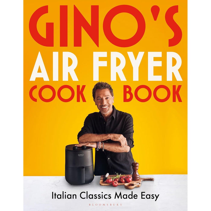 Gino D'Acampo  2 Books Set (Gino's Healthy Italian for Less, Gino's Air Fryer Cookbook) (HB) - The Book Bundle