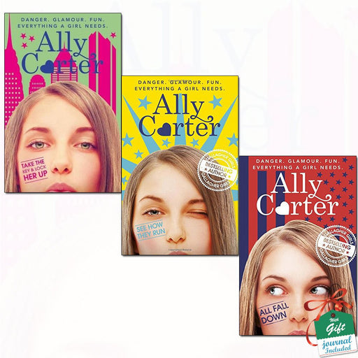 Embassy Row Ally Carter Collection 3 Books Bundle With Gift Journal (Take The Key And Lock Her Up, See How They Run, All Fall Down) - The Book Bundle