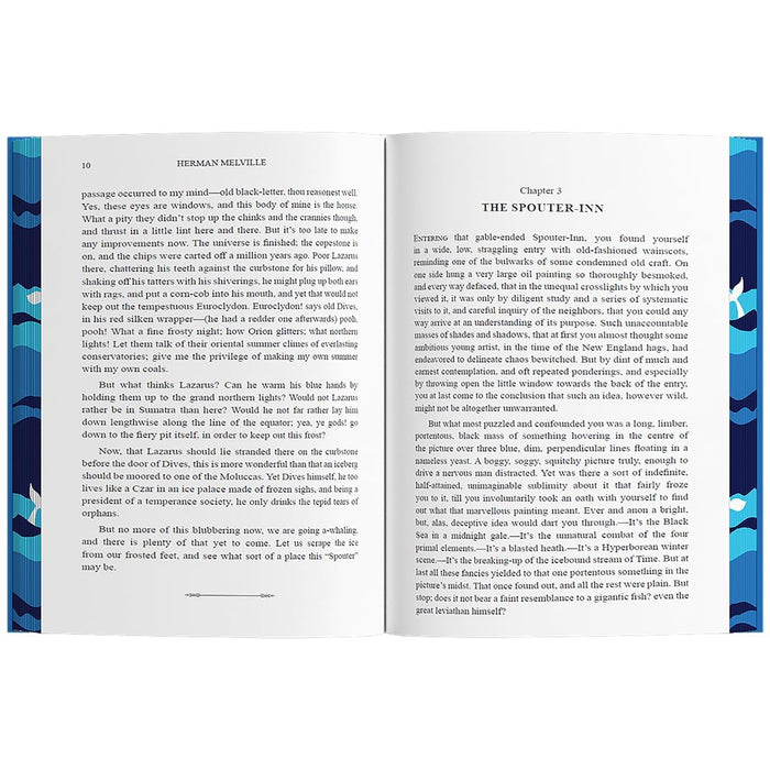 Moby Dick by Herman Melville: Wilco Classics Sprayed Edge Premium by Herman Melville - The Book Bundle