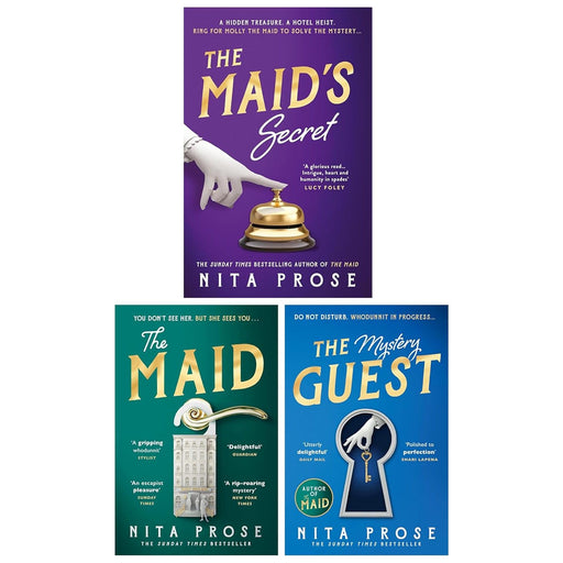 Molly the Maid Mystery Series by Nita Prose 3 Books Collection Set (The Maid's Secret(HB),The Maid & The Mystery Guest) - The Book Bundle