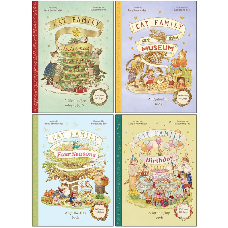 The Cat Family Series 4 Books Collection Set by Lucy Brownridge - Fiction - Hardback