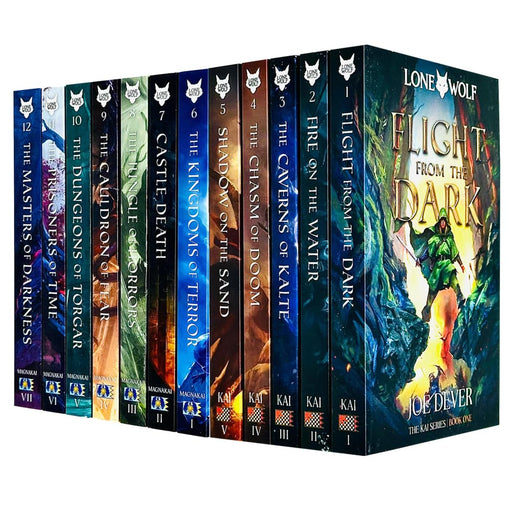 Lone Wolf Series Books 1-12 Collection Set By Joe Dever (Flight from the Dark) - The Book Bundle