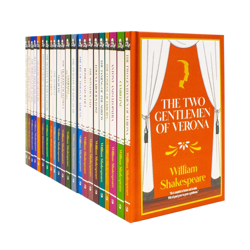 William Shakespeare The Complete Collection of 22 hardcover classic editions, featuring iconic titles by William Shakespeare.