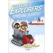 Set of eight The Secret Explorers fiction paperback books by SJ King, featuring colorful covers and adventurous themes.