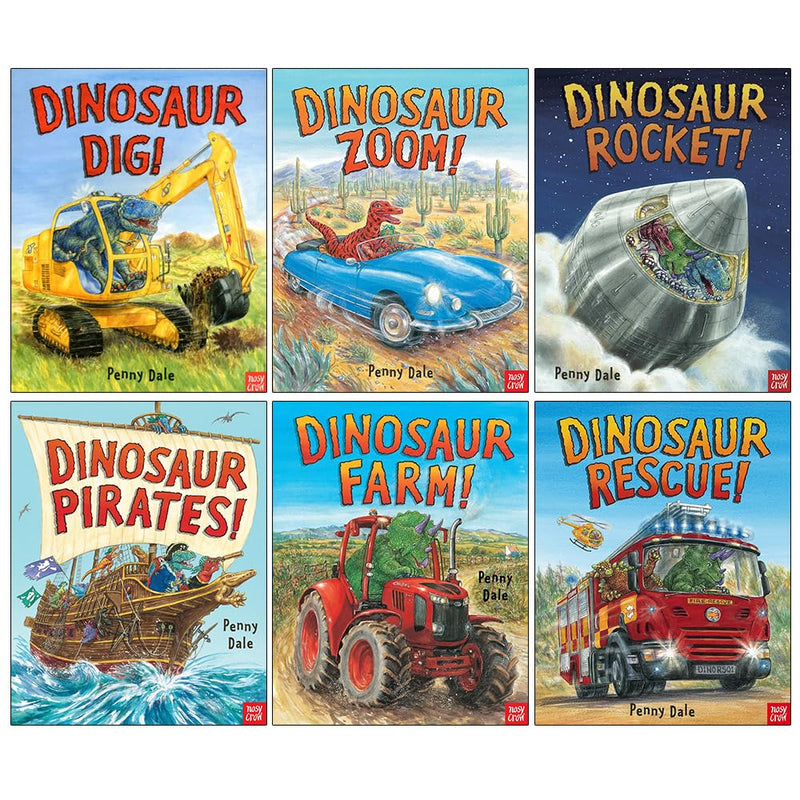 Penny Dale's Dinosaurs Series 6 Books Set With a Free Stories Audio Book! - The Book Bundle