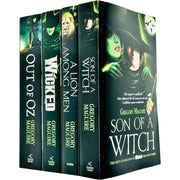 Wicked Years Series 4 books collection by Gregory Maguire featuring Wicked, Son of a Witch, A Lion Among Men, and Out of Oz.