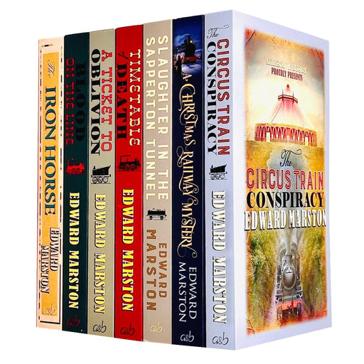 Edward Marston Railway Detective Series 7 Books Collection Set - The Book Bundle