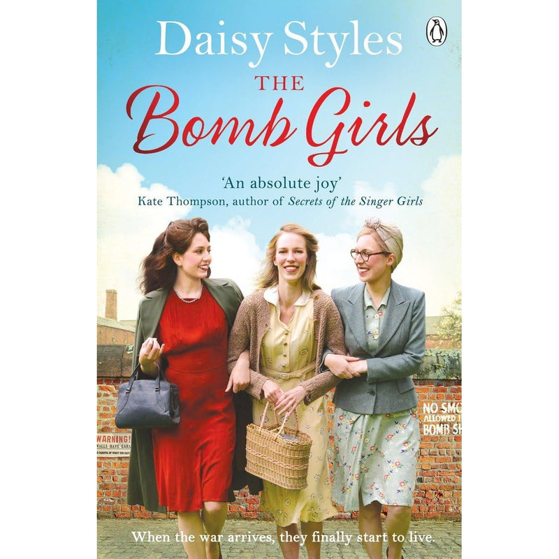 Daisy Styles Collection 8 books set including The Wartime Midwives, Home Fires, and Spitfires by Penguin, displayed with book covers.