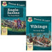 Cgp ks2 history collection (Year 5-6) 2 books set (anglo saxons study book,vikings study) - The Book Bundle