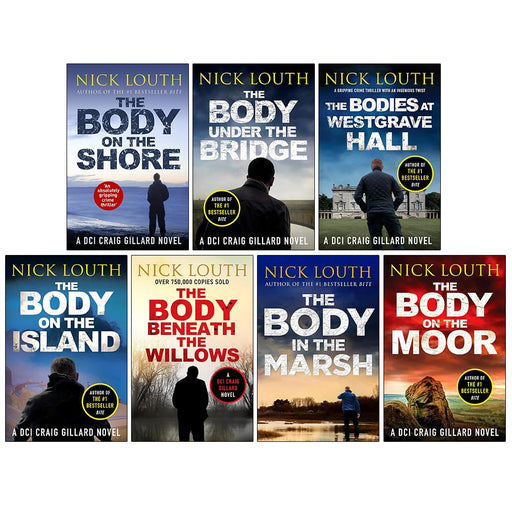 DCI Craig Gillard Crime Thrillers Series 7 Books Collection Set by Nick Louth - The Book Bundle