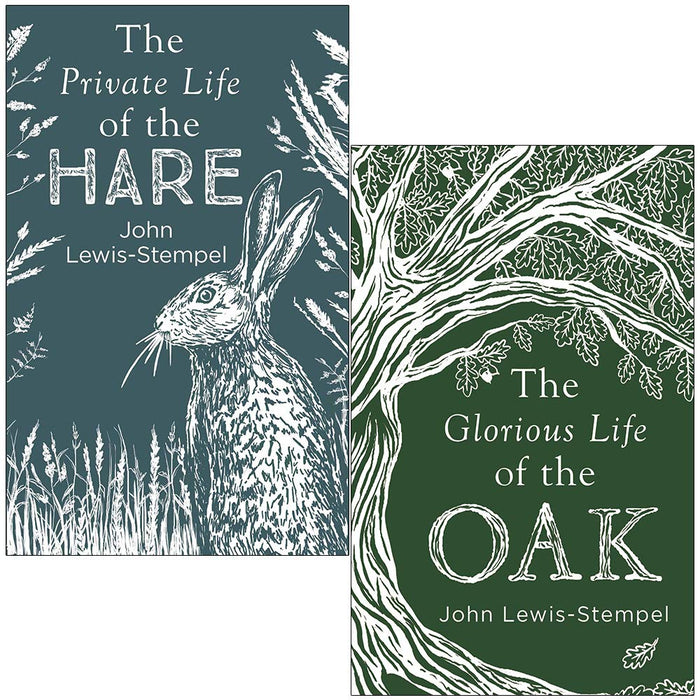 John Lewis-Stempel Collection 2 Books Set (The Private Life of the Hare, The Glorious Life of the Oak) - The Book Bundle
