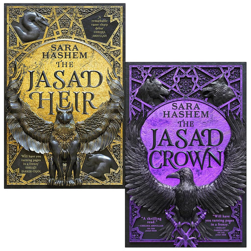 Set of two paperback books from Sara Hashem's The Scorched Throne Series 2 collection, featuring fantasy fiction covers.