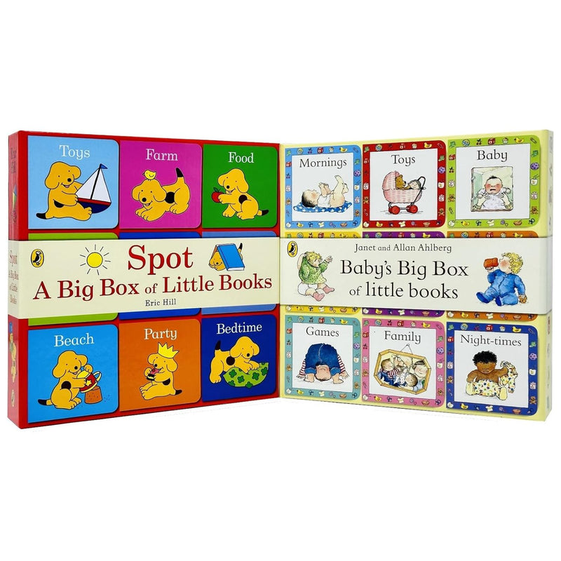 Baby's Big Box of Little Books By Allan Ahlberg, Janet Ahlberg & Spot A Big Box of Little Books By Eric Hill Collection - The Book Bundle